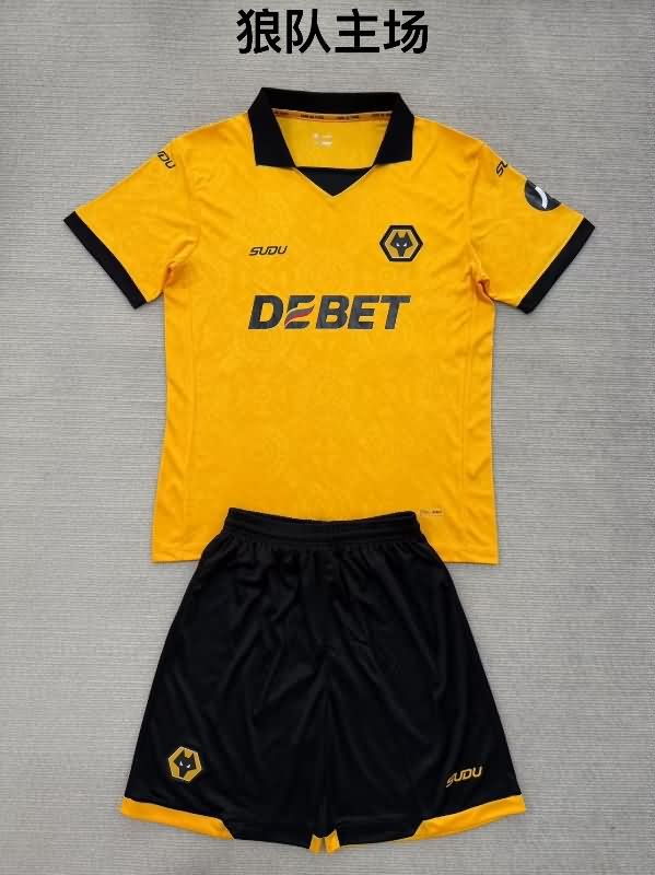 Wolves 25/26 Home Soccer Jersey