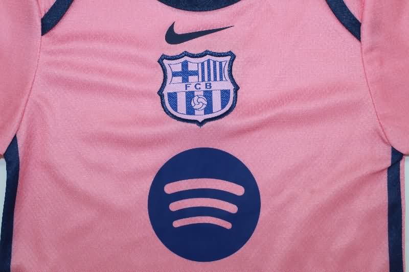 Baby - Barcelona 25/26 Pink Soccer Jerseys