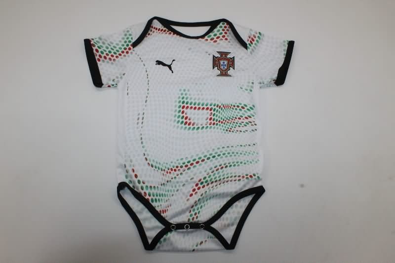 Portugal Soccer Jersey Away Baby Replica 2025
