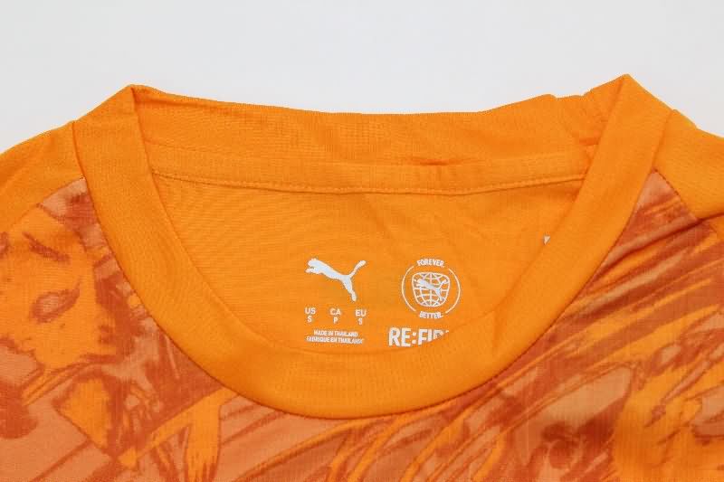 AAA Quality AC Milan 25/26 Goalkeeper Orange Soccer Jersey