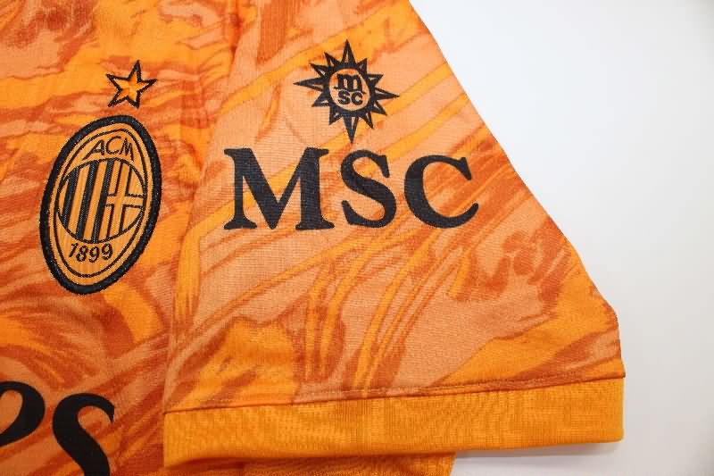 AAA Quality AC Milan 25/26 Goalkeeper Orange Soccer Jersey