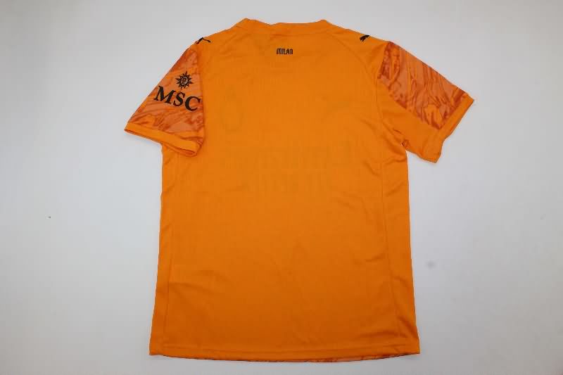 AAA Quality AC Milan 25/26 Goalkeeper Orange Soccer Jersey