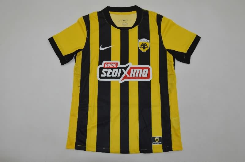 AAA Quality AEK Athens 25/26 Home Soccer Jersey AAA Quality AEK Athens 25/26 Home Soccer Jersey