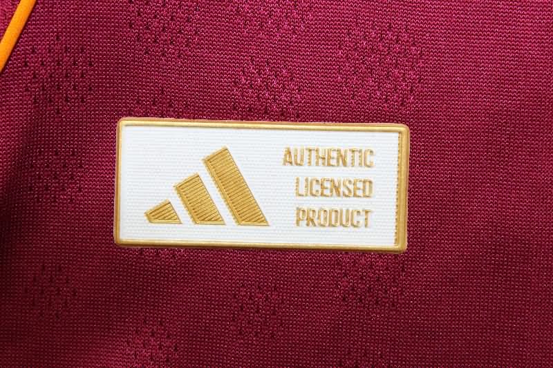AAA Quality AS Roma 25/26 Home Soccer Jersey (Player)