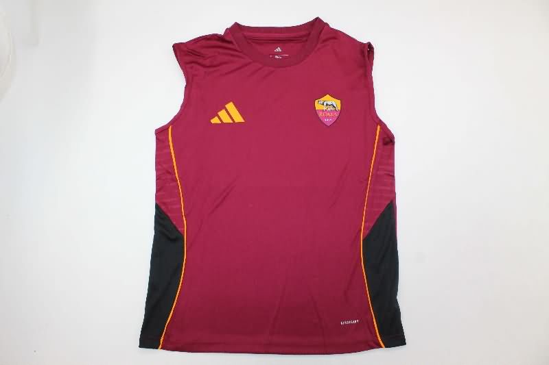 AAA Quality AS Roma 25/26 Training Vest Soccer Jersey