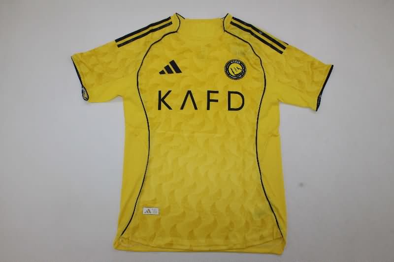 AAA Quality Al Nassr FC 25/26 Home Soccer Jersey (Player) AAA Quality Al Nassr FC 25/26 Home Soccer Jersey (Player)