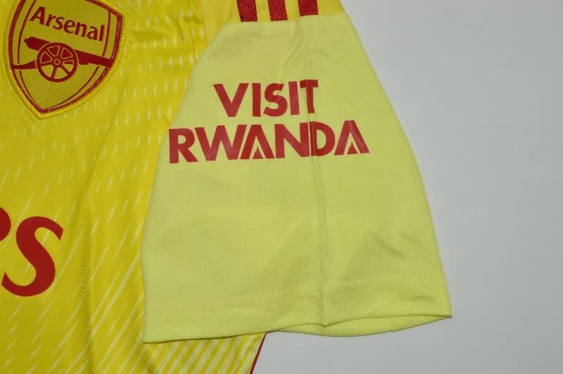 AAA Quality Arsenal 25/26 Goalkeeper Yellow Soccer Jersey