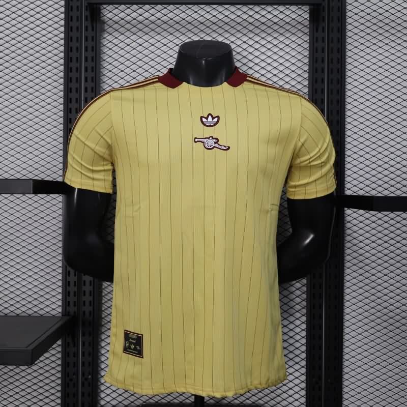 AAA Quality Arsenal 25/26 Yellow Soccer Jersey(Player)