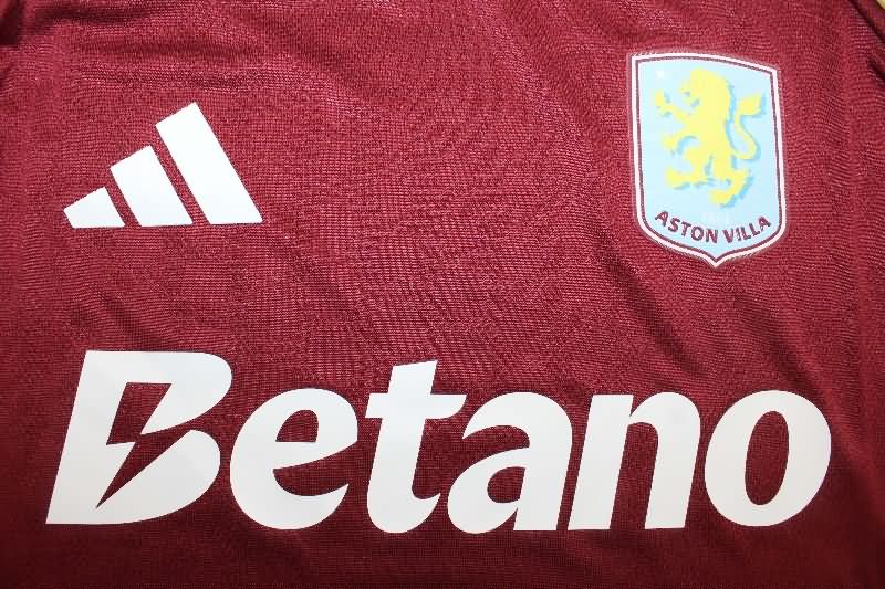 AAA Quality Aston Villa 25/26 Home Soccer Jersey (Player)
