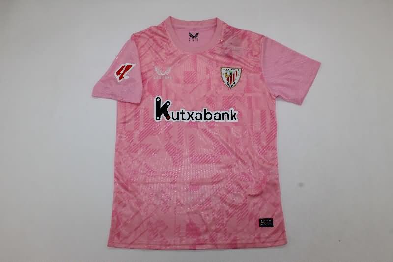 AAA Quality Athletic Bilbao 25/26 Goalkeeper Pink Soccer Jersey