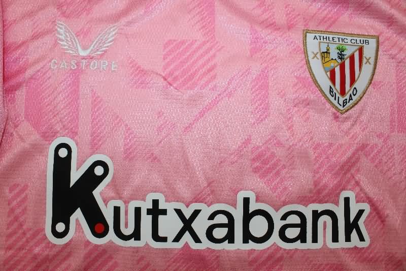AAA Quality Athletic Bilbao 25/26 Goalkeeper Pink Soccer Jersey