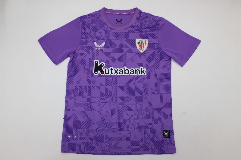 AAA Quality Athletic Bilbao 25/26 Goalkeeper Purple Soccer Jersey