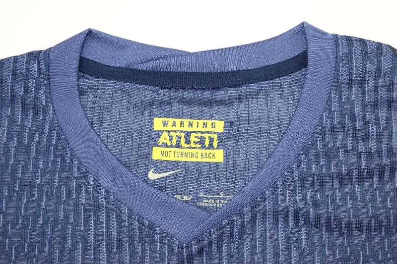 AAA Quality Atletico Madrid 25/26 Away Long Sleeve Soccer Jersey (Player)