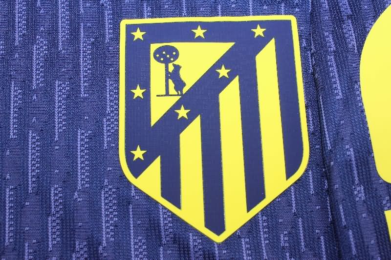 AAA Quality Atletico Madrid 25/26 Away Long Sleeve Soccer Jersey (Player)