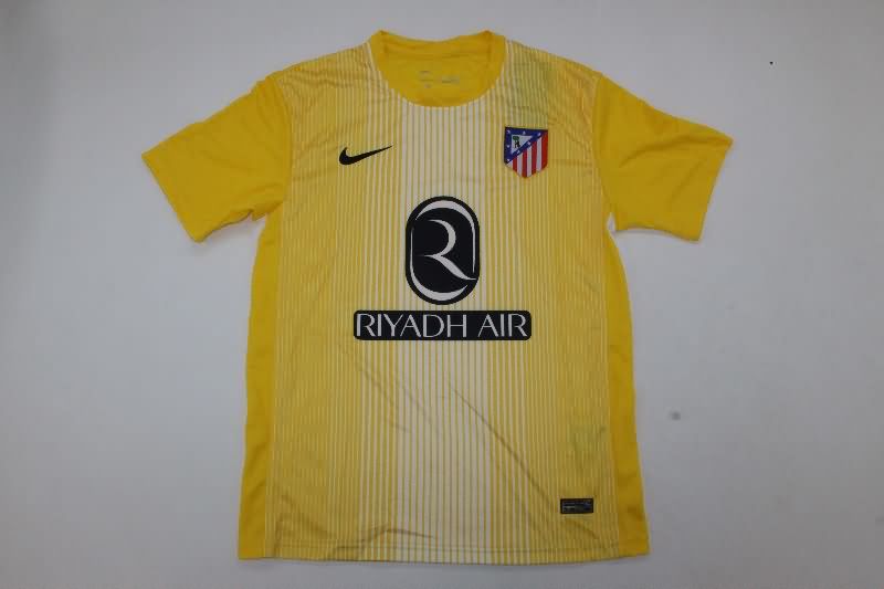 AAA Quality Atletico Madrid 25/26 Goalkeeper Yellow Soccer Jersey AAA Quality Atletico Madrid 25/26 Goalkeeper Yellow Soccer Jersey