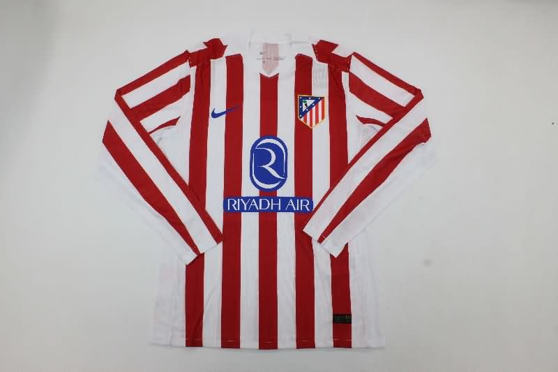 AAA Quality Atletico Madrid 25/26 Home Long Sleeve Soccer Jersey (Player) AAA Quality Atletico Madrid 25/26 Home Long Sleeve Soccer Jersey (Player)