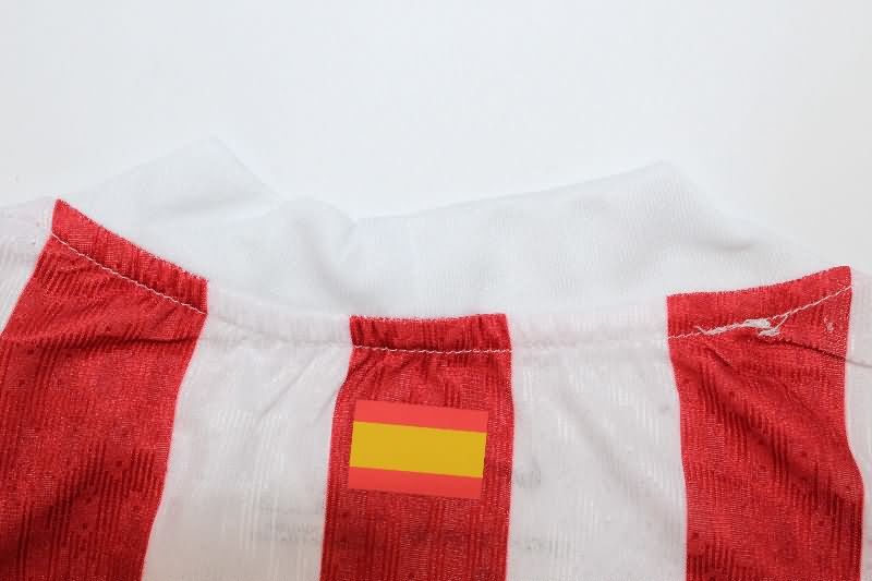 AAA Quality Atletico Madrid 25/26 Home Long Sleeve Soccer Jersey (Player)