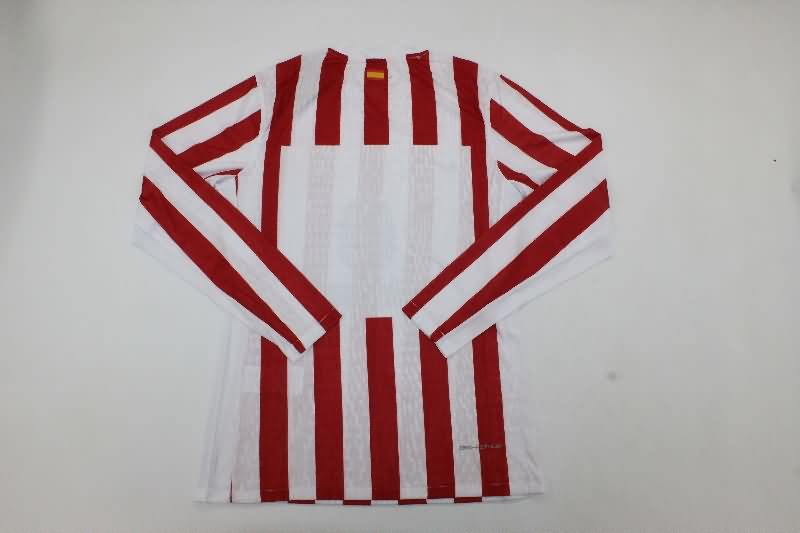AAA Quality Atletico Madrid 25/26 Home Long Sleeve Soccer Jersey (Player)