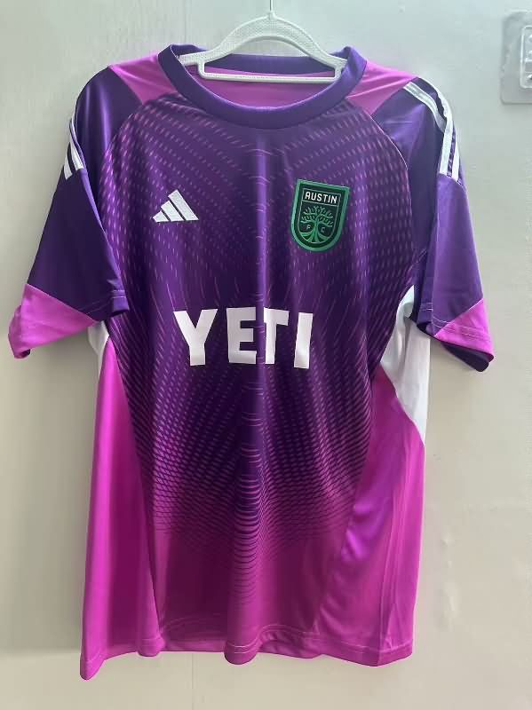 AAA Quality Austin FC 2025 Goalkeeper Purple Soccer Jersey