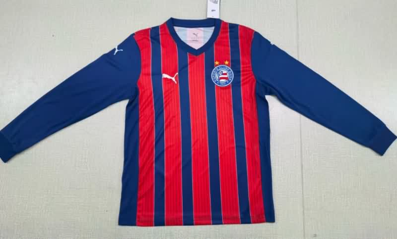 AAA Quality Bahia 2025 Away Long Sleeve Soccer Jersey AAA Quality Bahia 2025 Away Long Sleeve Soccer Jersey