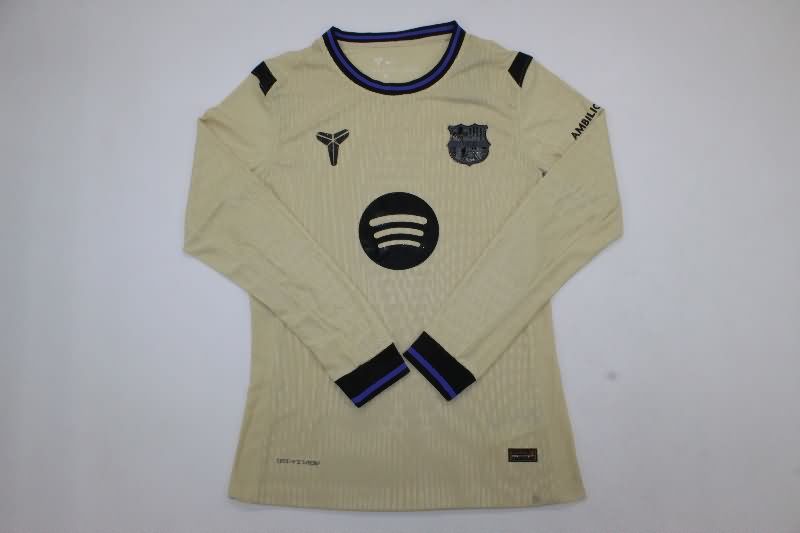 AAA Quality Barcelona 25/26 Away Long Sleeve Soccer Jersey (Player)