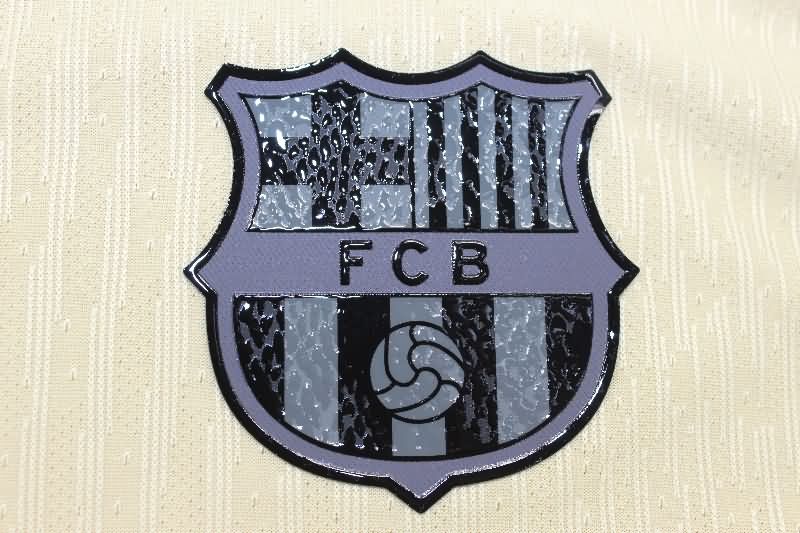 AAA Quality Barcelona 25/26 Away Long Sleeve Soccer Jersey (Player)