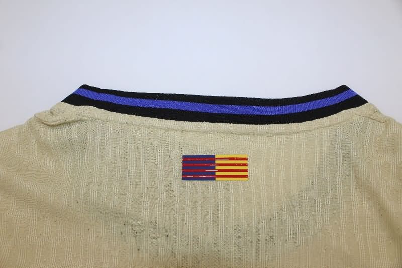 AAA Quality Barcelona 25/26 Away Long Sleeve Soccer Jersey (Player)