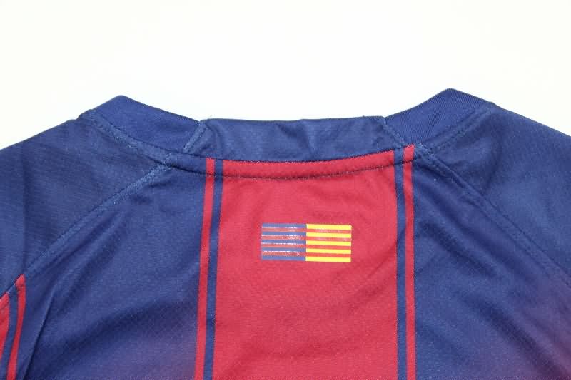 AAA Quality Barcelona 25/26 Home Long Sleeve Soccer Jersey