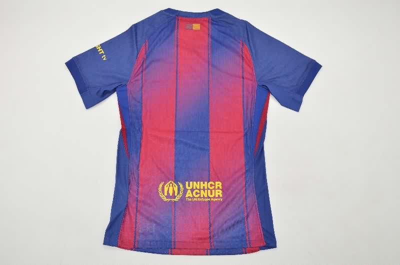 AAA Quality Barcelona 25/26 Home Soccer Jersey (Player) Sponsor