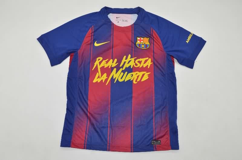 AAA Quality Barcelona 25/26 Home Soccer Jersey Sponsor 03