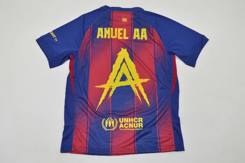 AAA Quality Barcelona 25/26 Home Soccer Jersey Sponsor 03