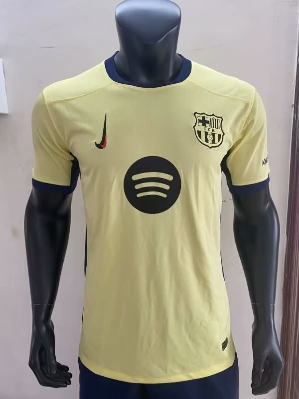 AAA Quality Barcelona 25/26 Yellow Soccer Jersey AAA Quality Barcelona 25/26 Yellow Soccer Jersey