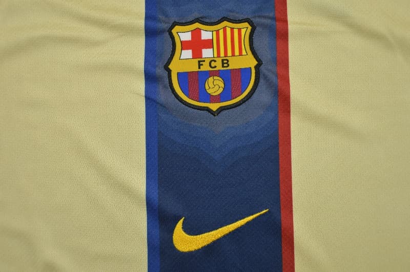 AAA Quality Barcelona 25/26 Yellow Soccer Jersey 02