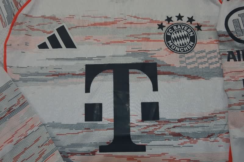 AAA Quality Bayern Munich 25/26 Away Long Sleeve Soccer Jersey (Player)