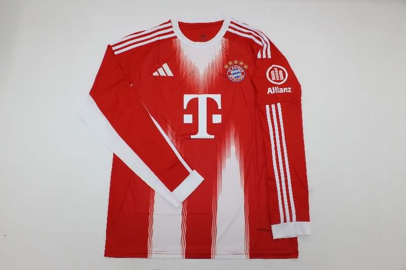 AAA Quality Bayern Munich 25/26 Home Long Sleeve Soccer Jersey AAA Quality Bayern Munich 25/26 Home Long Sleeve Soccer Jersey