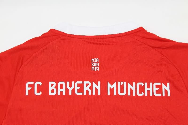 AAA Quality Bayern Munich 25/26 Home Long Sleeve Soccer Jersey
