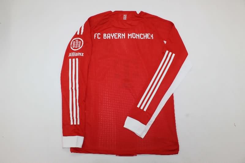 AAA Quality Bayern Munich 25/26 Home Long Sleeve Soccer Jersey (Player)
