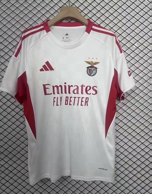 AAA Quality Benfica 25/26 Away White Soccer Jersey AAA Quality Benfica 25/26 Away White Soccer Jersey