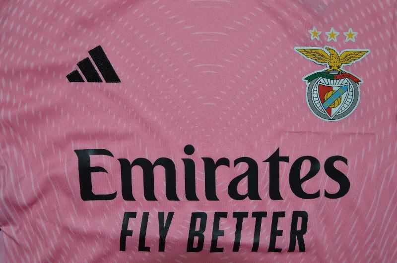 AAA Quality Benfica 25/26 Goalkeeper Pink Soccer Jersey