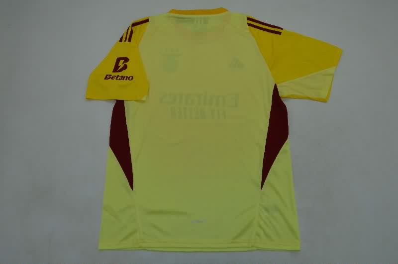 AAA Quality Benfica 25/26 Goalkeeper Yellow Soccer Jersey