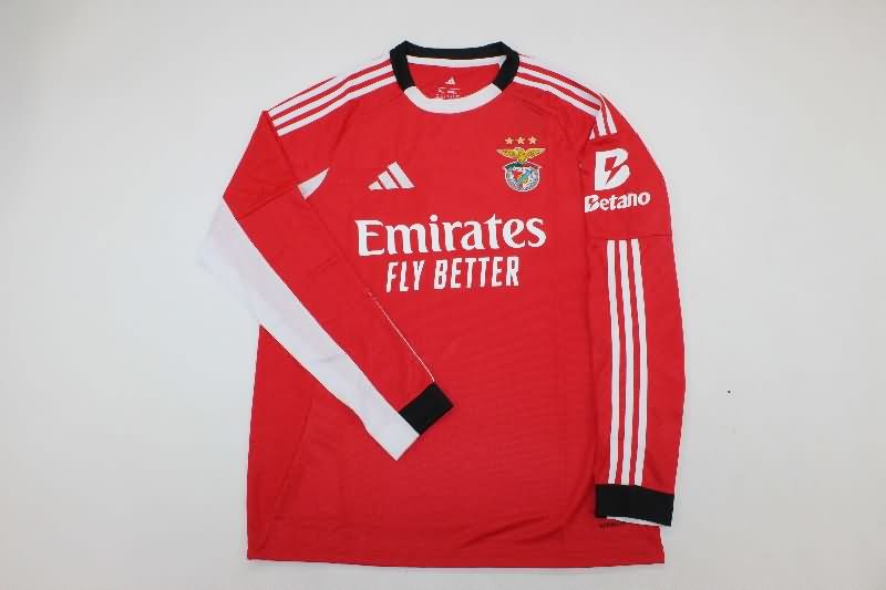 AAA Quality Benfica 25/26 Home Long Sleeve Soccer Jersey AAA Quality Benfica 25/26 Home Long Sleeve Soccer Jersey