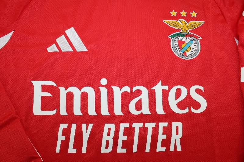 AAA Quality Benfica 25/26 Home Long Sleeve Soccer Jersey