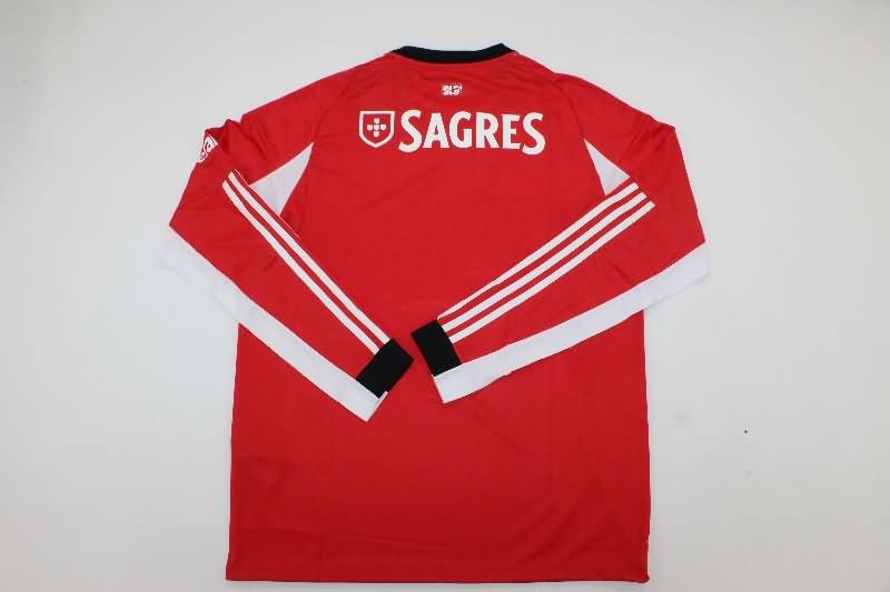 AAA Quality Benfica 25/26 Home Long Sleeve Soccer Jersey