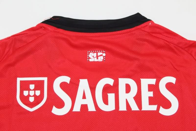 AAA Quality Benfica 25/26 Home Long Sleeve Soccer Jersey