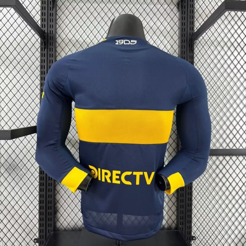 AAA Quality Boca Juniors 2025 Home Long Sleeve Soccer Jersey (Player)