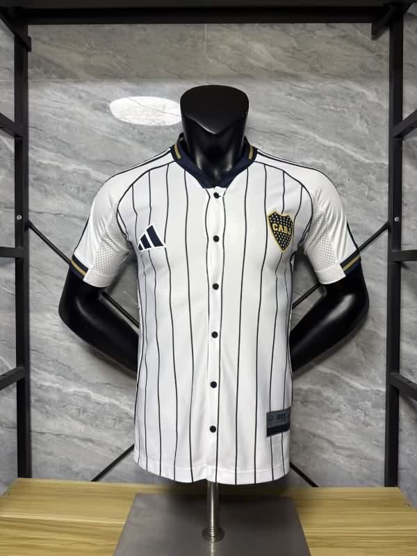 AAA Quality Boca Juniors 2025 Travel White Soccer Jersey (Player)