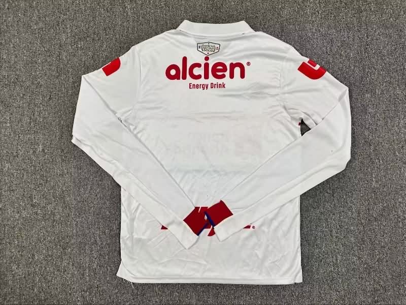 AAA Quality CD Olimpia 2025 Home Long Sleeve Soccer Jersey