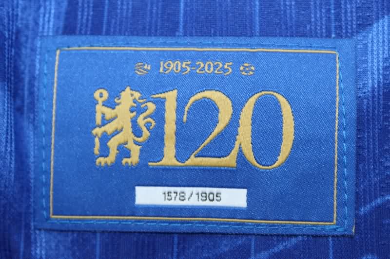 AAA Quality Chelsea 25/26 120th Anniversary Home Soccer Jersey (Player)
