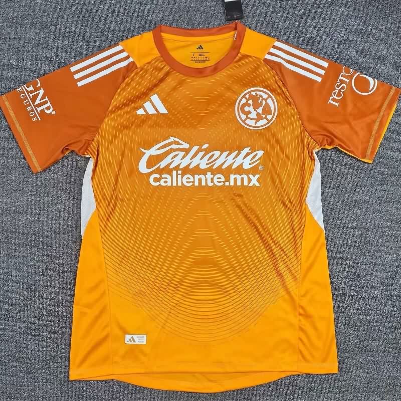 AAA Quality Club America 25/26 Goalkeeper Orange Jersey (Player)