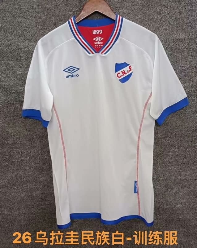 Club Nacional Soccer Jersey White Replica 2025 Club Nacional Soccer Jersey White Replica 2025